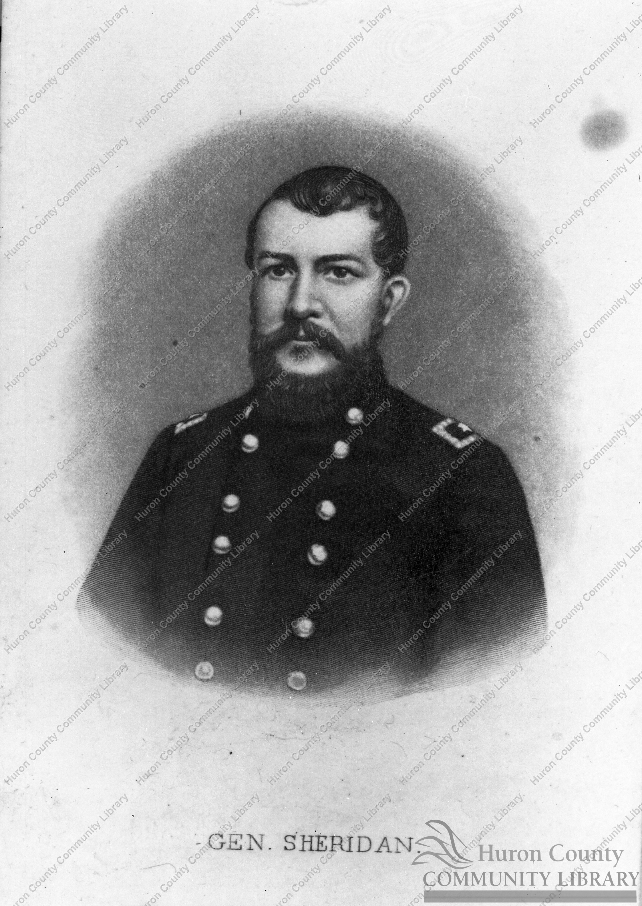 Civil War General Phil Sheridan of the Union Army