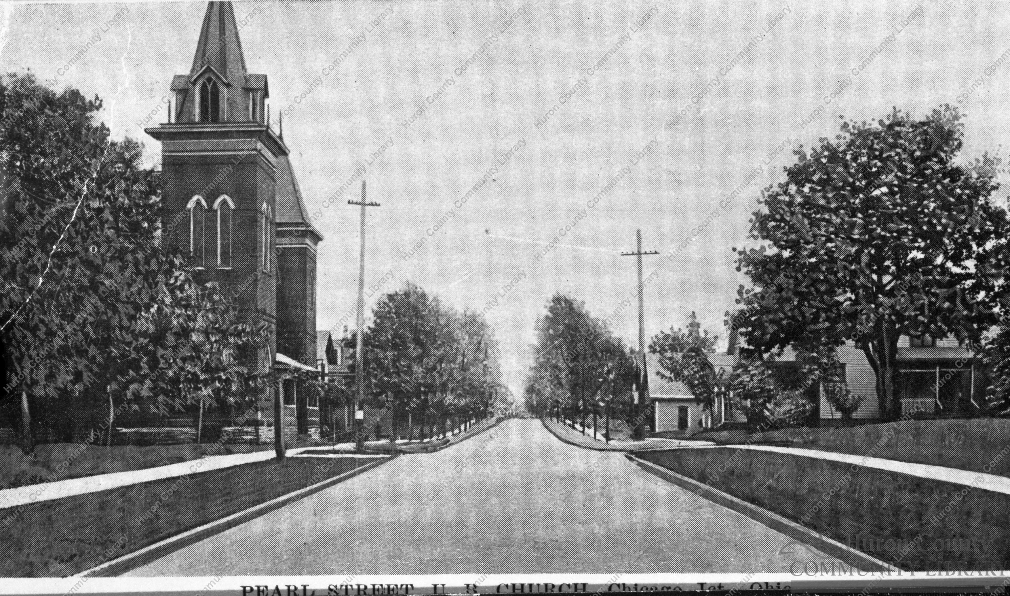 E U B Church on corner Pearl & Park Sts. ca 1920