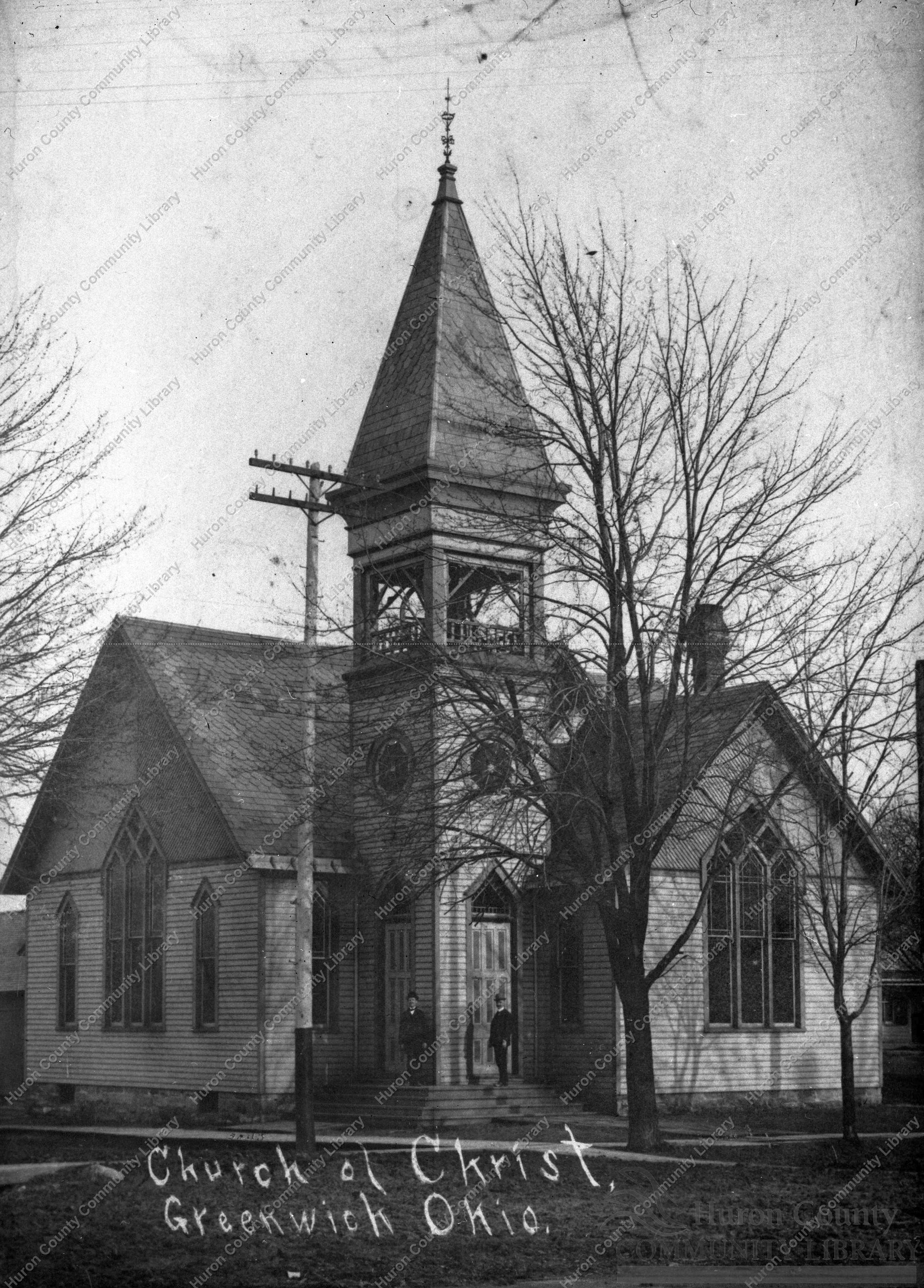 Church of Christ Church in Greenwich, OH ca 1906