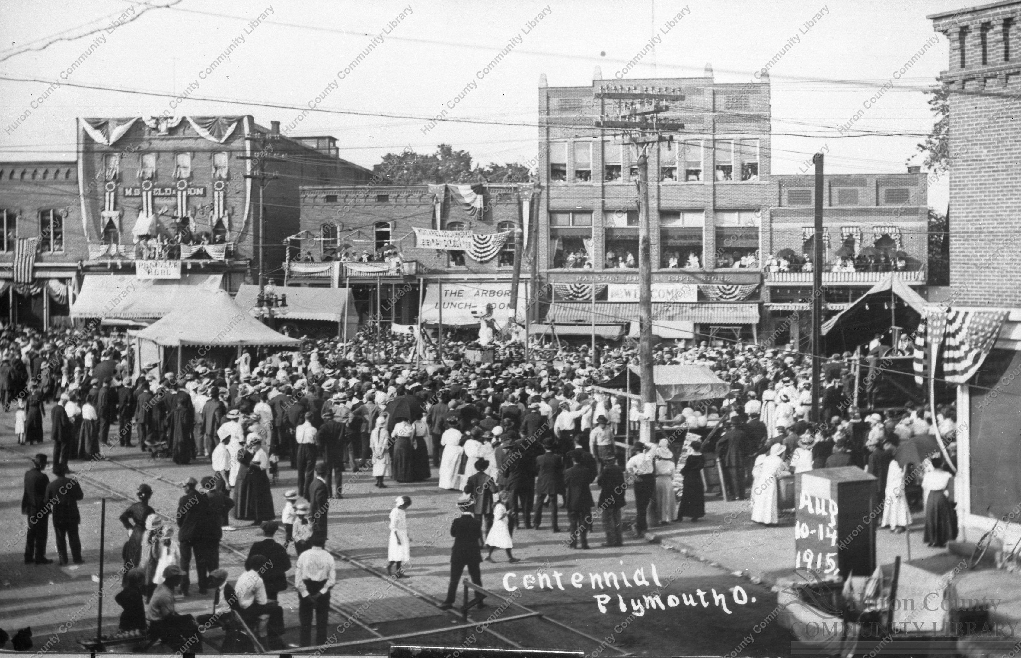 Plymouth, OH Centennial Aug. 10-14, 1915