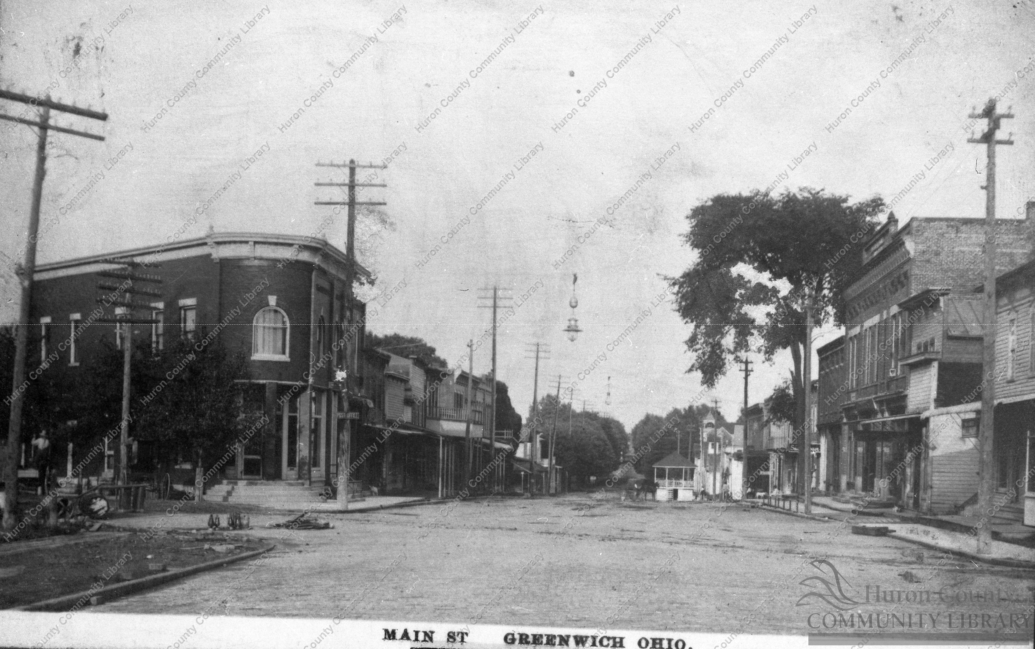 Main St. in Greenwich OH 1917