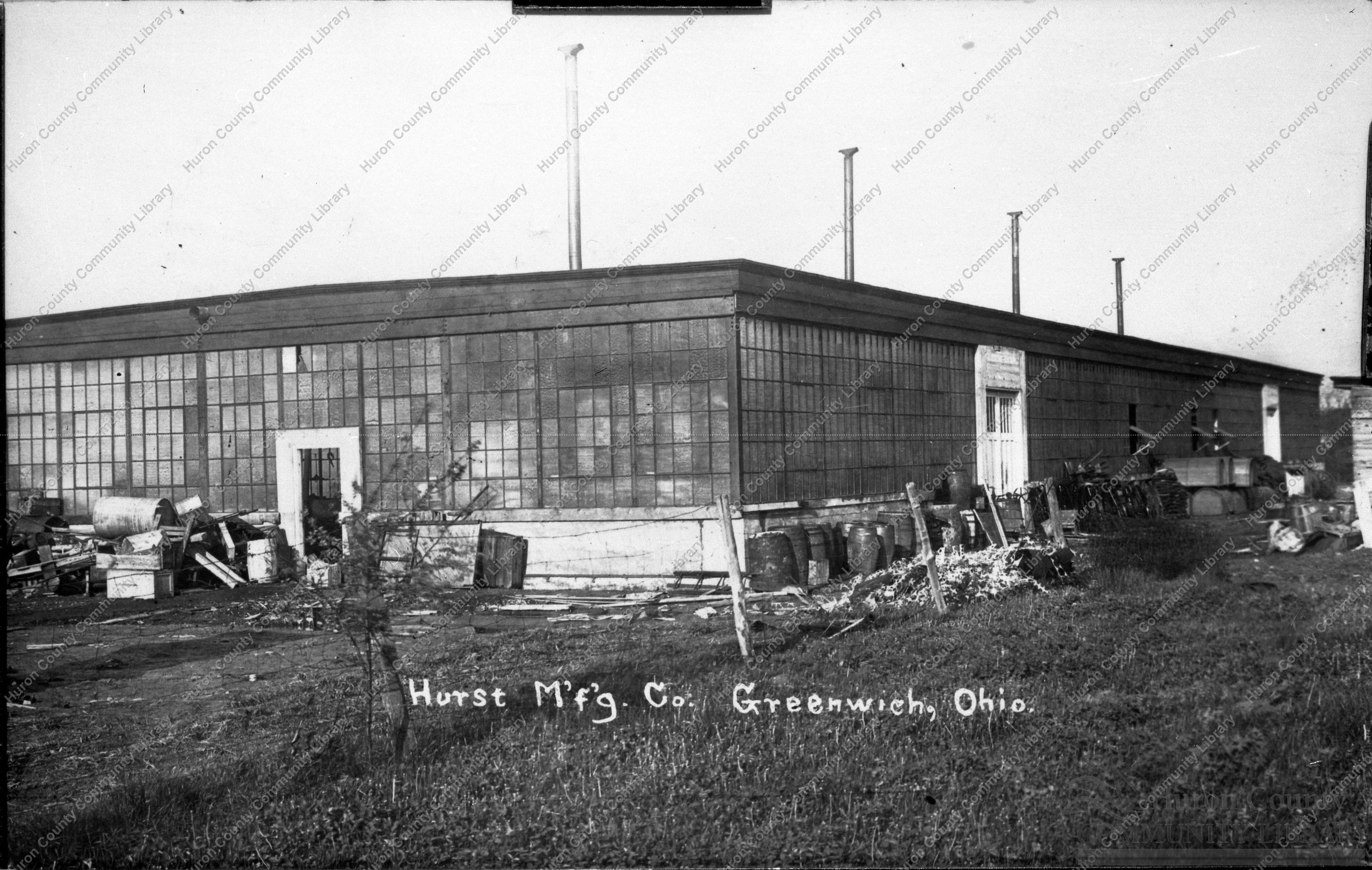 Hurst Manufacturing Co. in Greenwich, OH 1918