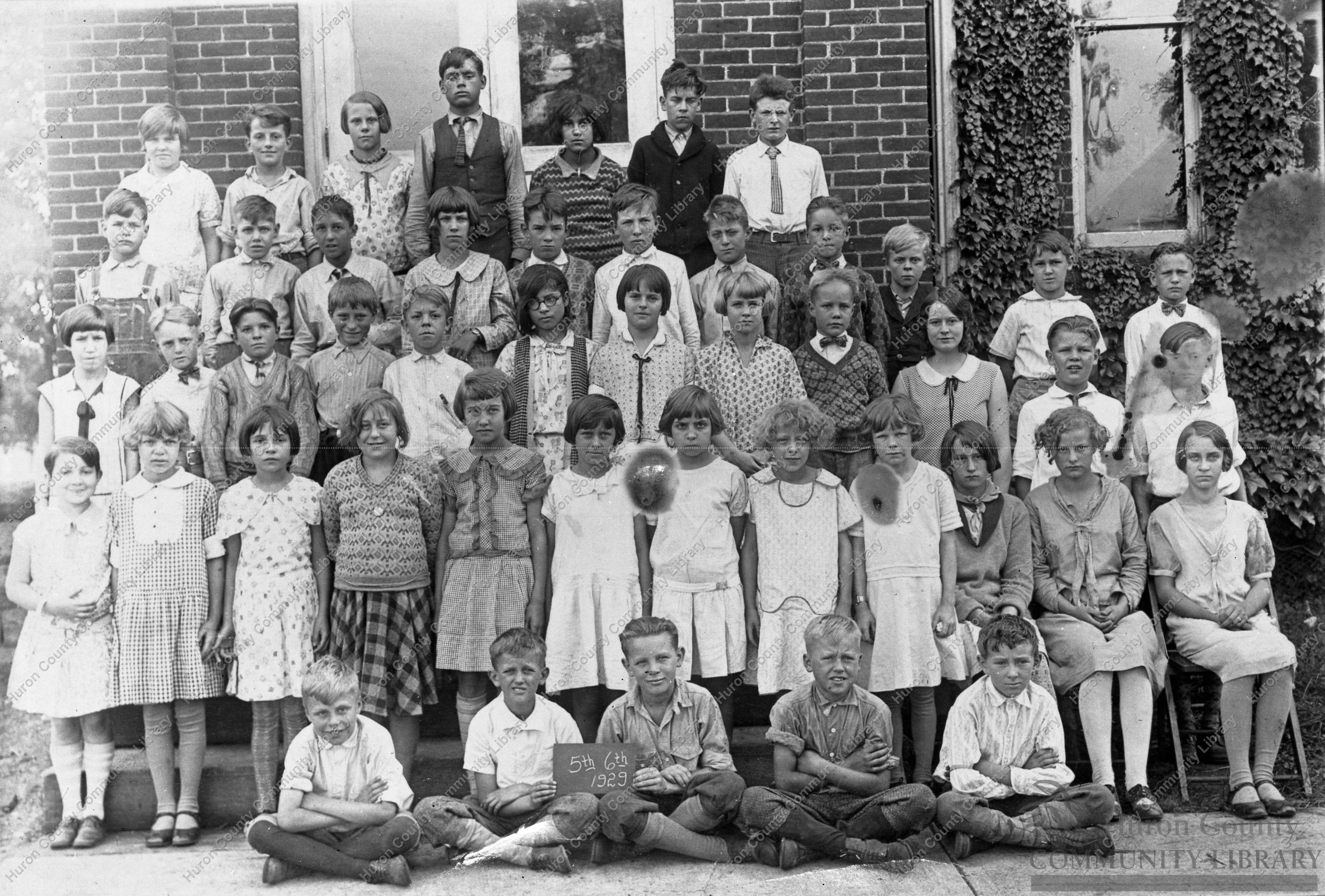 The 5th & 6th Grades in the School at New Haven, OH 1929