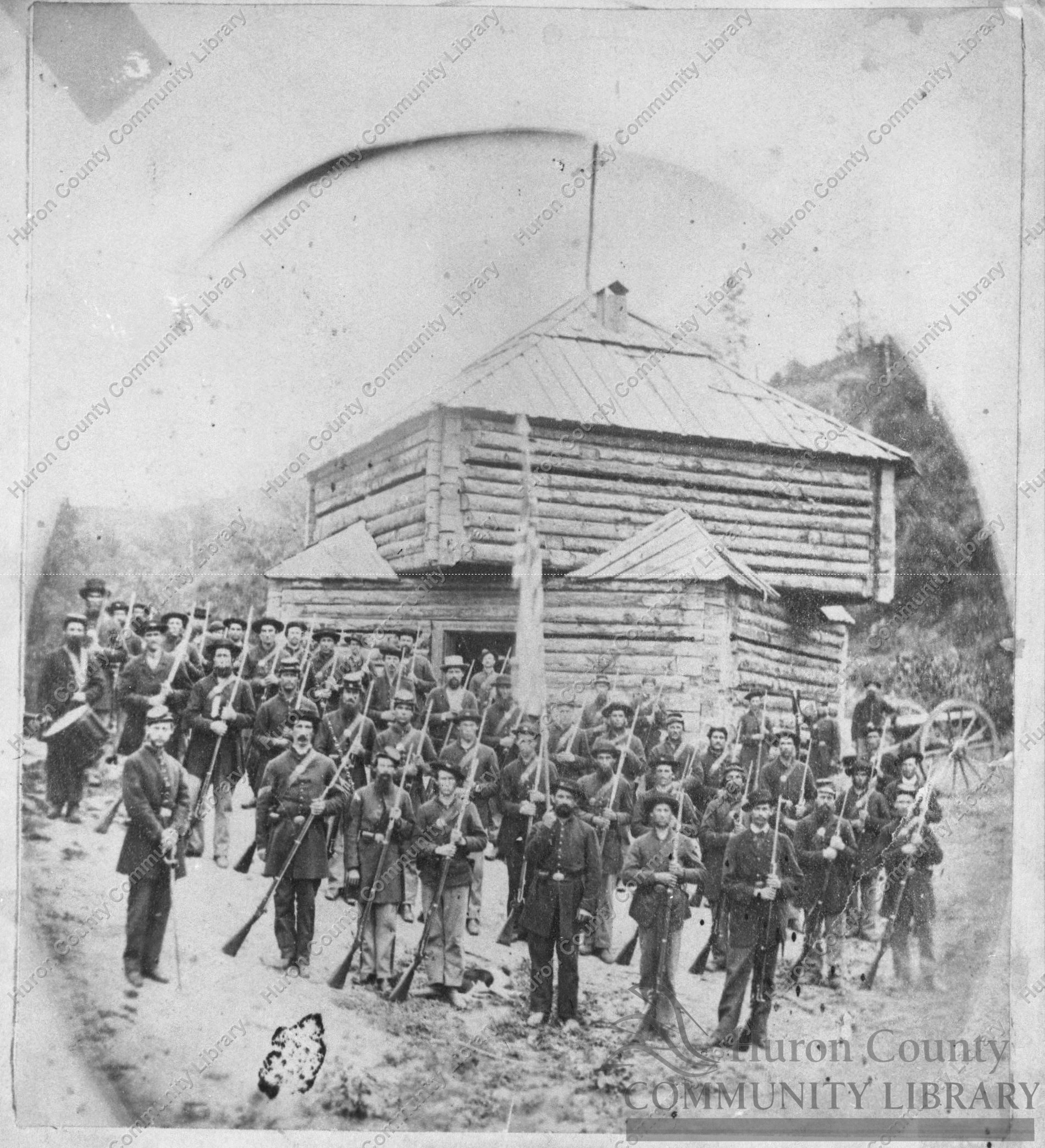 Civil War Block House by Camera Obscura 1862 50th Div Co. G NY
