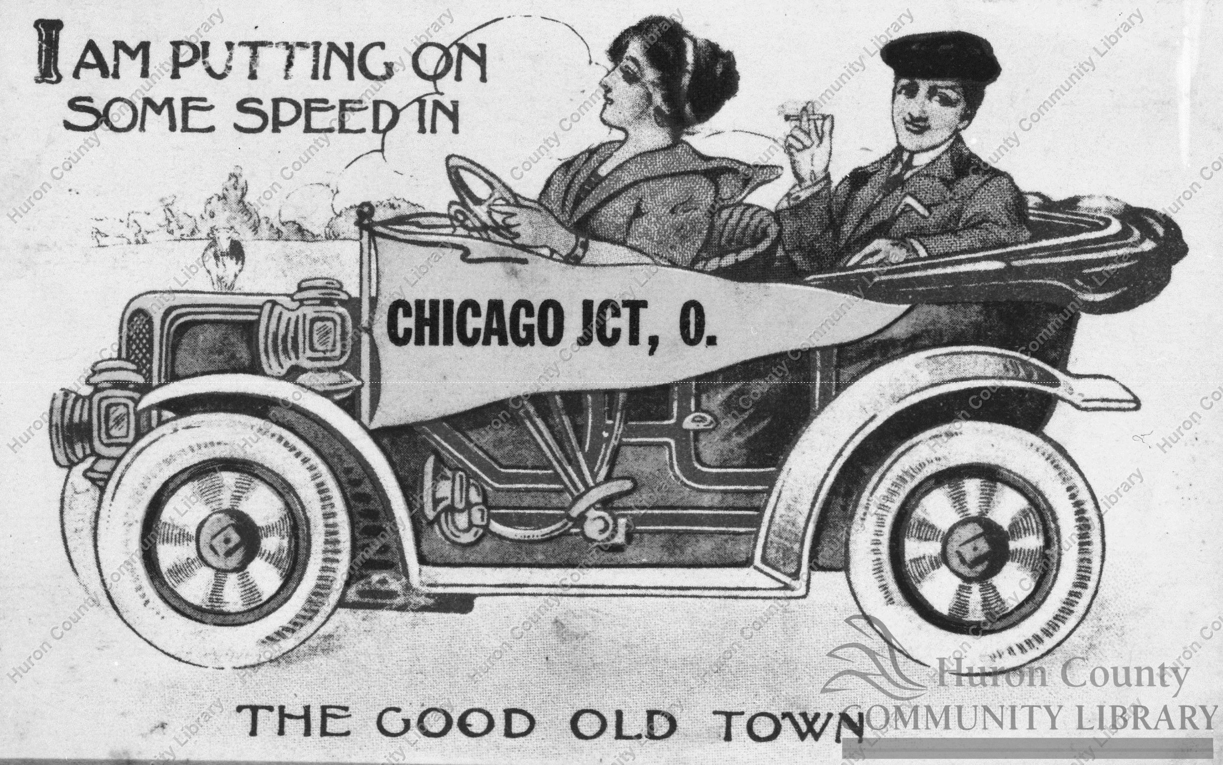 An Advertising Post Card from Chicago Jct., OH 1911