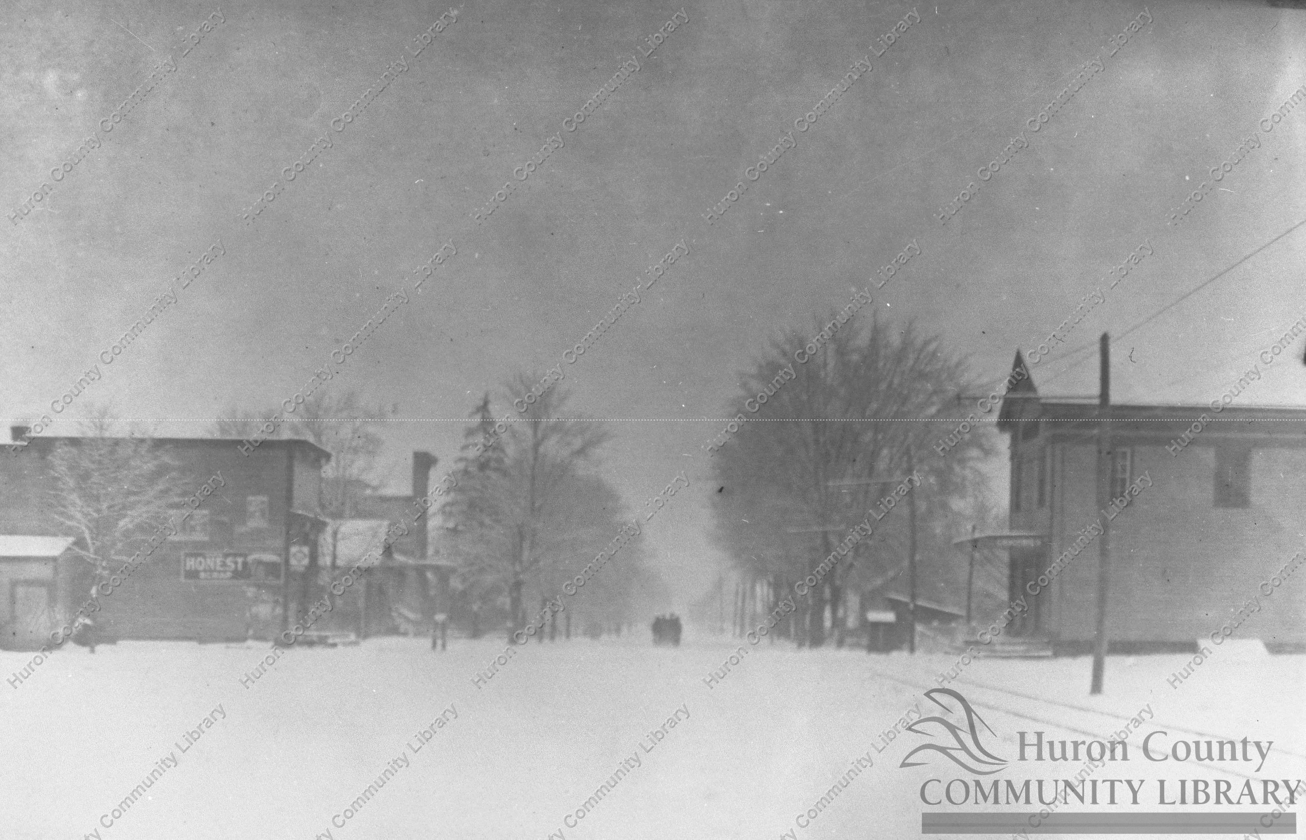 Picture showing Snow Storm in New Haven, OH