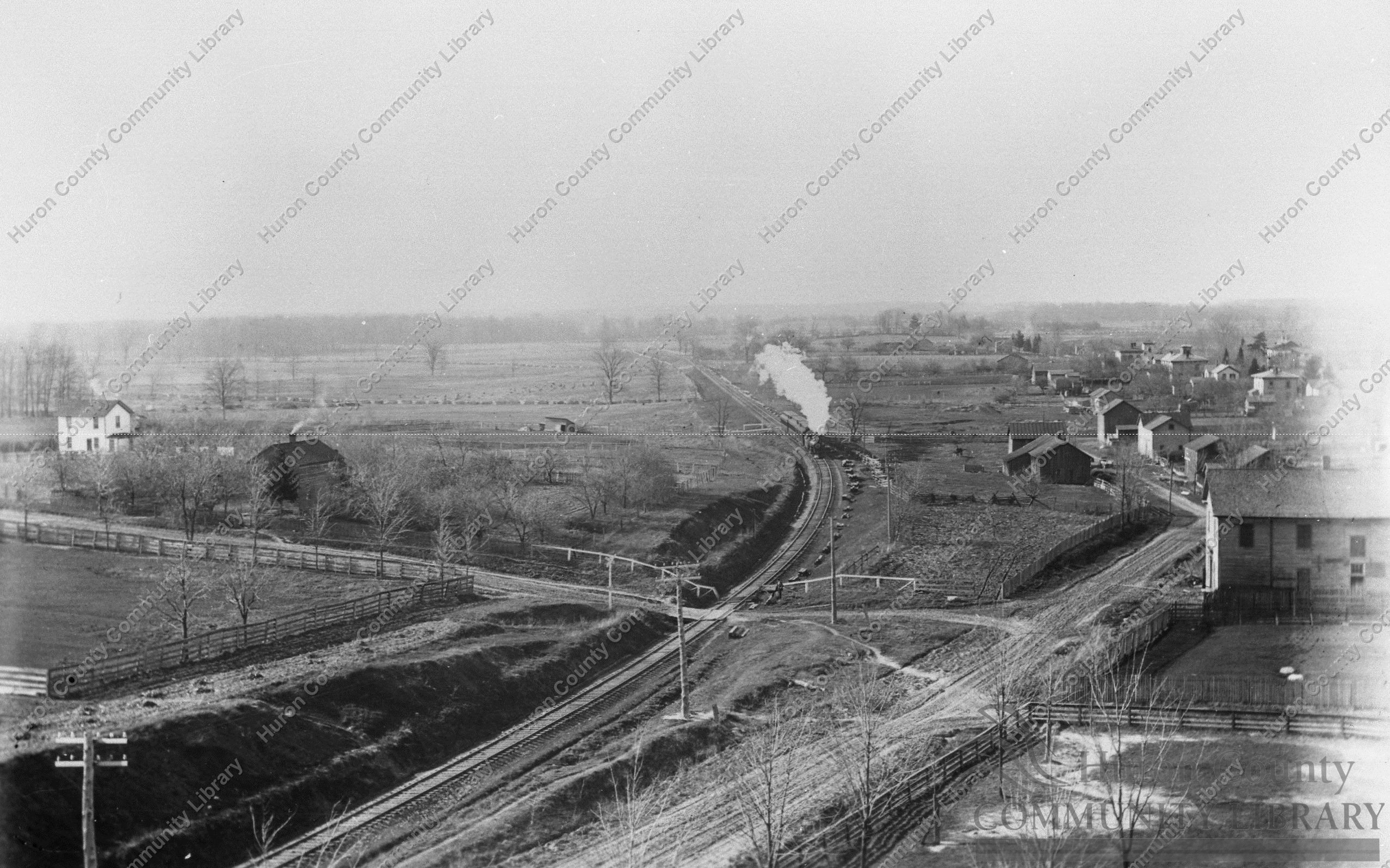 B&O Passenger Train coming into Plymouth, OH from the North