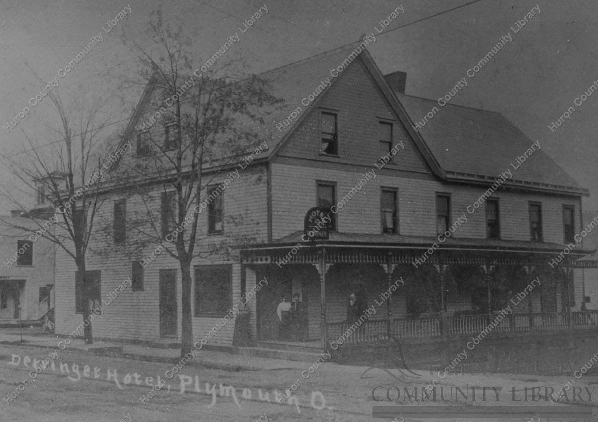 The "Derringer" Hotel in Plymouth, O. 9/18/1907