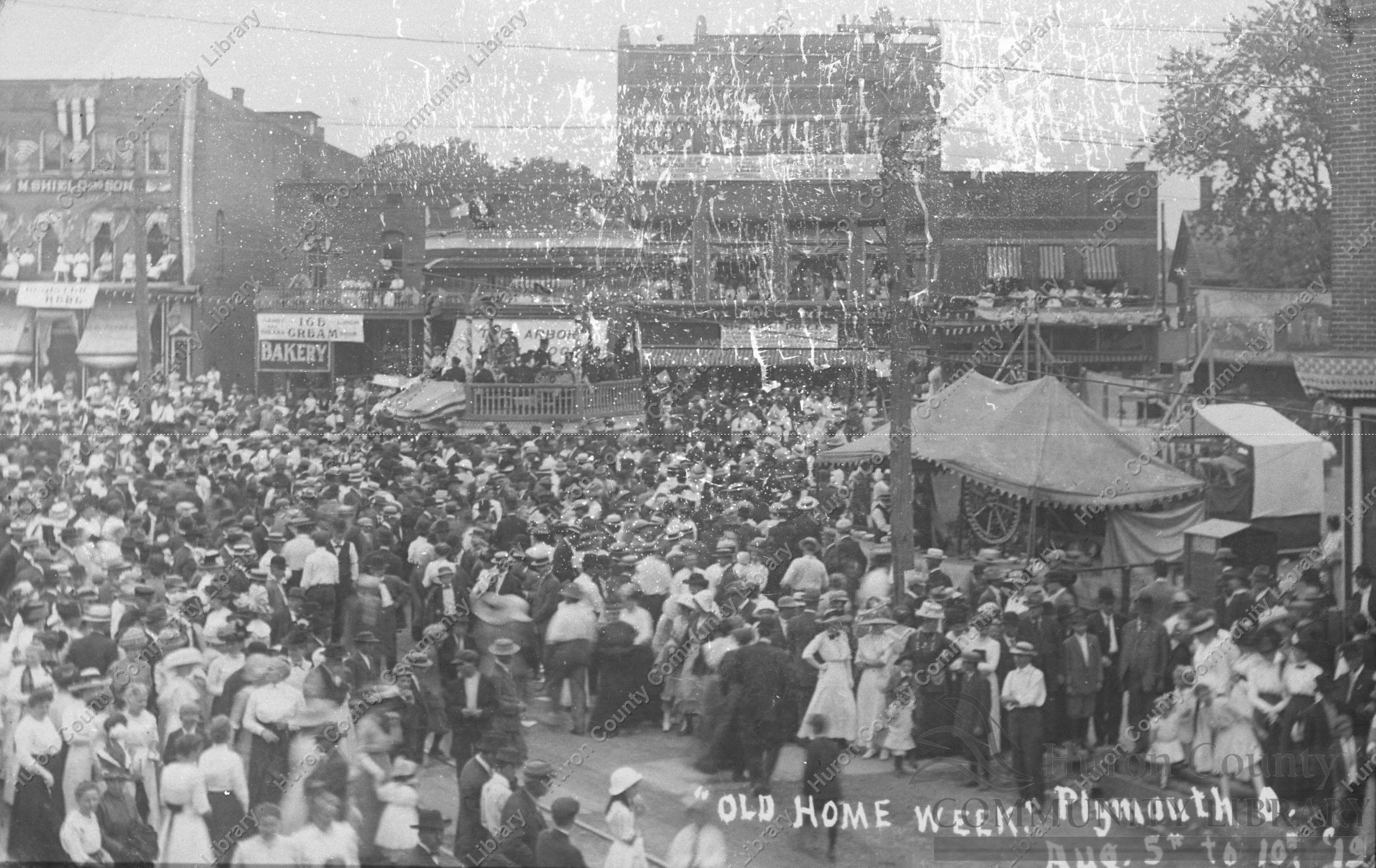 Old Home Week in Plymouth, O. Aug. 5th to Aug. 10th 1919